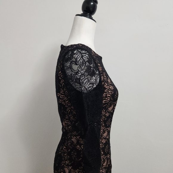 JS Collections Black Lace Dress - Picture 8 of 12